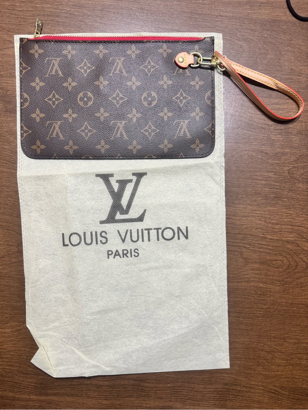 Louis Vuitton Monogram Wristlet Pouch
